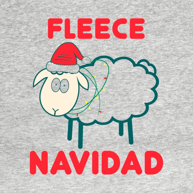 Fleece Navidad Christmas Shirt by Rolfober